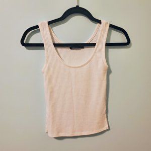 SPORTY White Crop Top